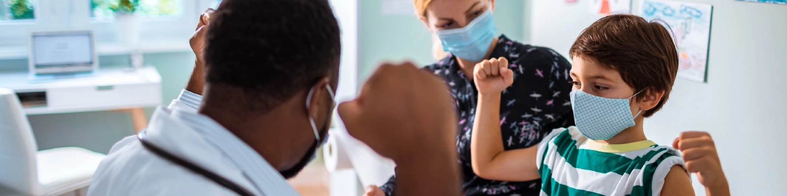 doctor with child patient